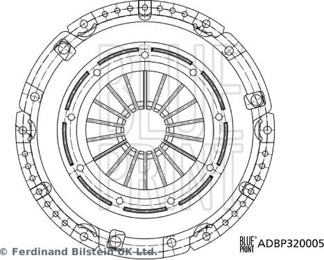 Blue Print ADBP320005 - Spingidisco frizione autozon.pro