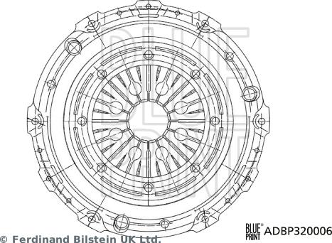 Blue Print ADBP320006 - Spingidisco frizione autozon.pro