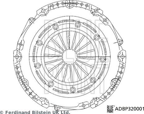 Blue Print ADBP320001 - Spingidisco frizione autozon.pro