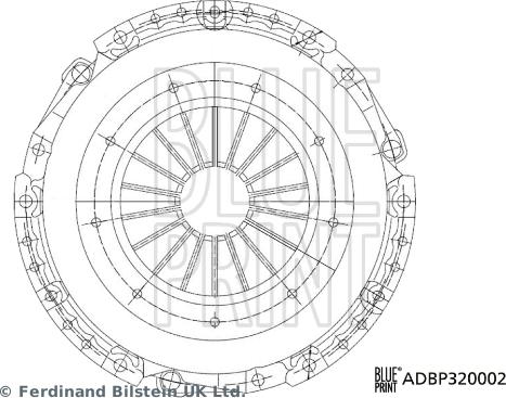 Blue Print ADBP320002 - Spingidisco frizione autozon.pro