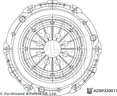 Blue Print ADBP320011 - Spingidisco frizione autozon.pro