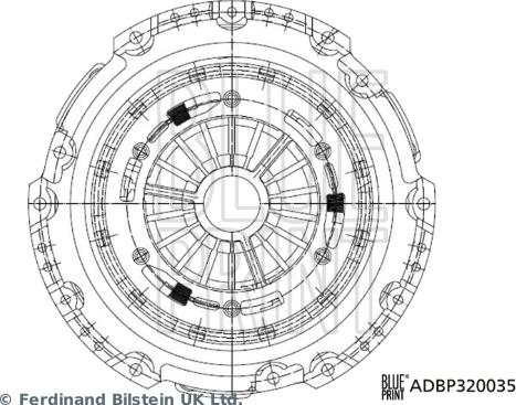 Blue Print ADBP320035 - Spingidisco frizione autozon.pro