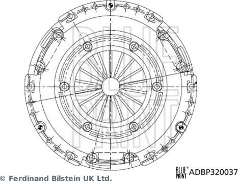 Blue Print ADBP320037 - Spingidisco frizione autozon.pro