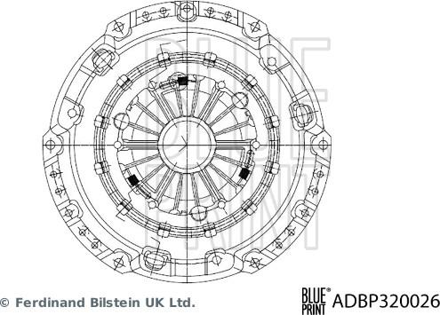 Blue Print ADBP320026 - Spingidisco frizione autozon.pro