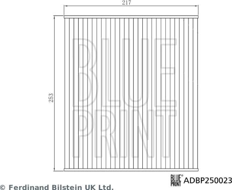 Blue Print ADBP250023 - Filtro, Aria abitacolo autozon.pro