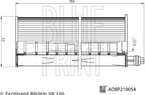 Blue Print ADBP210054 - Filtro olio autozon.pro