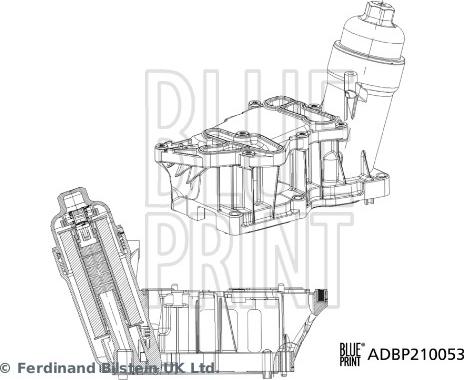 Blue Print ADBP210053 - Carter, Filtro olio autozon.pro