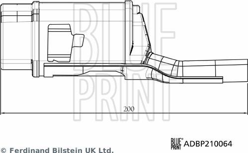 Blue Print ADBP210064 - Filtro idraulico, Cambio automatico autozon.pro