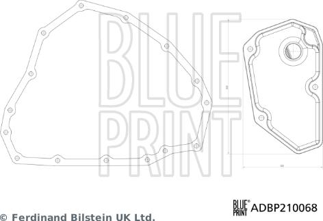 Blue Print ADBP210068 - Filtro idraulico, Cambio automatico autozon.pro