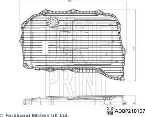 Blue Print ADBP210107 - Filtro idraulico, Cambio automatico autozon.pro