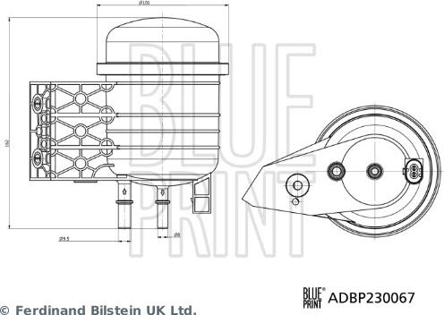 Blue Print ADBP230067 - Filtro carburante autozon.pro