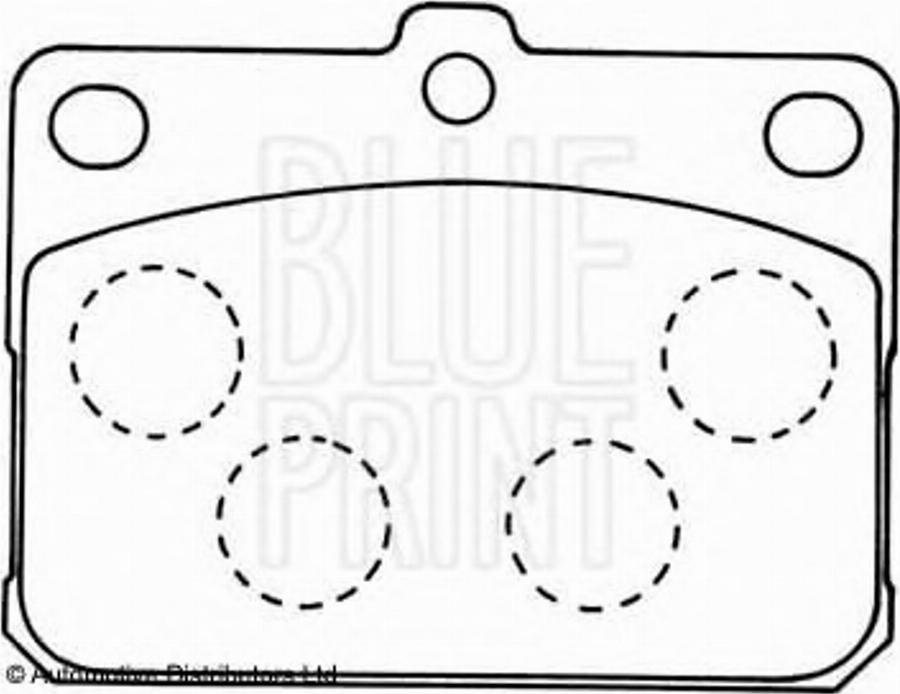 Blue Print ADC44202 - Kit pastiglie freno, Freno a disco autozon.pro