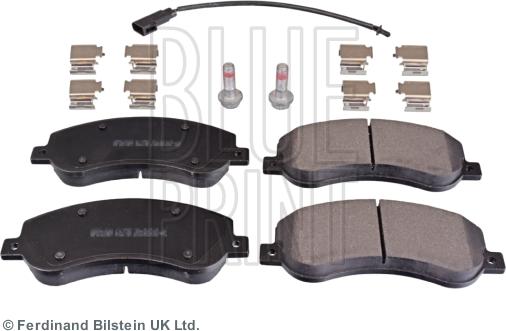 Blue Print ADF124220 - Kit pastiglie freno, Freno a disco autozon.pro