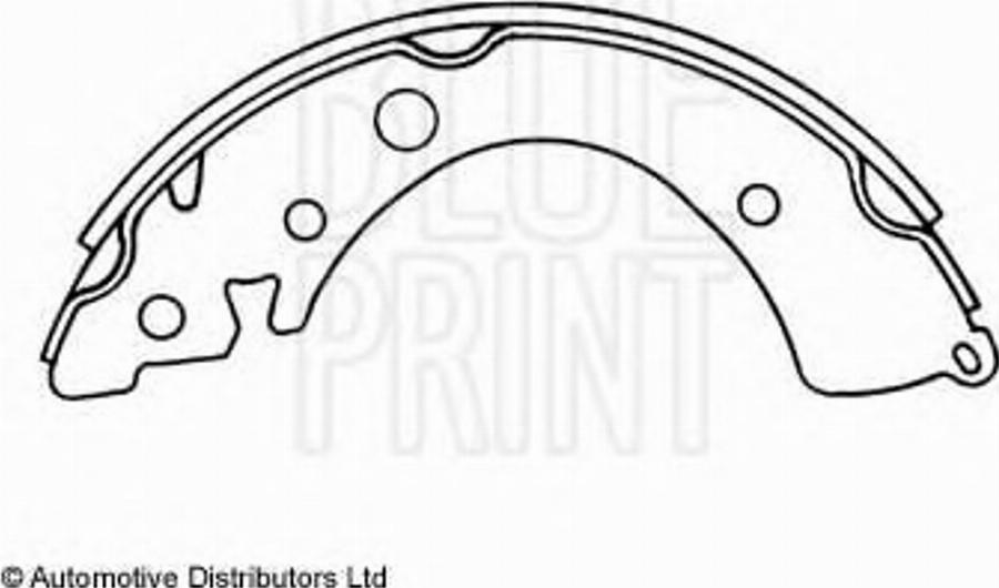 Blue Print ADH24107 - Kit ganasce freno autozon.pro