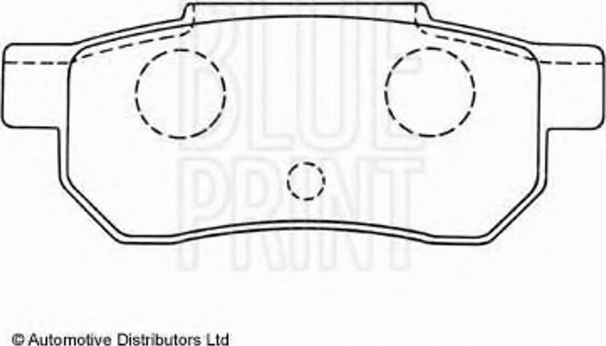 Blue Print ADH24209 - Kit pastiglie freno, Freno a disco autozon.pro