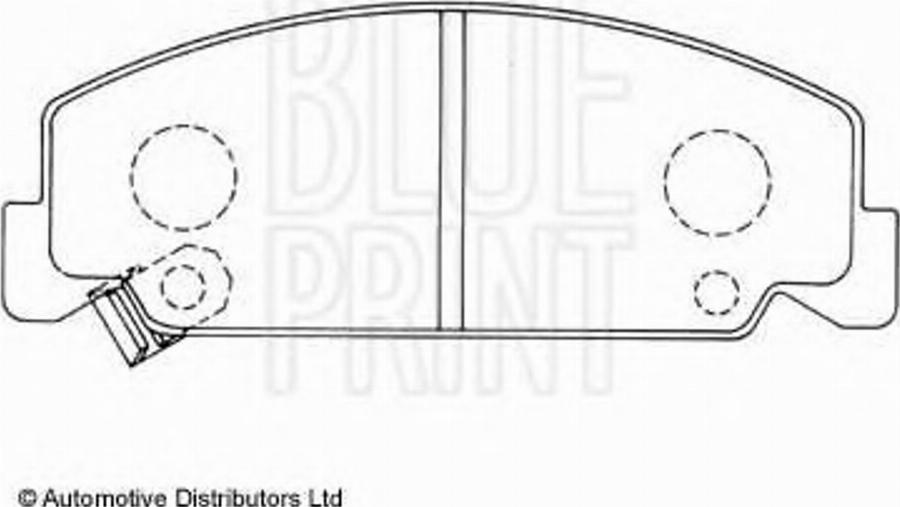 Blue Print ADH24220 - Kit pastiglie freno, Freno a disco autozon.pro