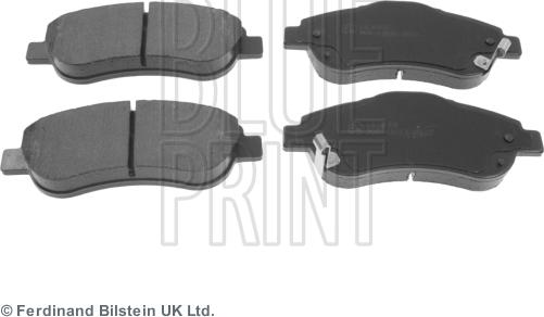 Blue Print ADH24275 - Kit pastiglie freno, Freno a disco autozon.pro