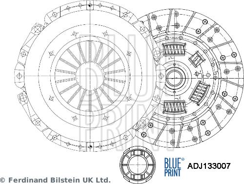 Blue Print ADJ133007 - Kit frizione autozon.pro