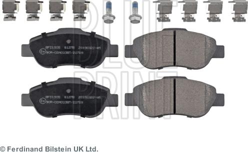 Blue Print ADL144240 - Kit pastiglie freno, Freno a disco autozon.pro