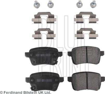 Blue Print ADL144232 - Kit pastiglie freno, Freno a disco autozon.pro