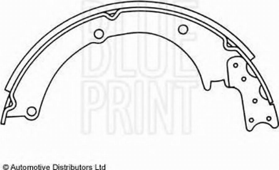 Blue Print ADN14109 - Kit pastiglie freno, Freno a disco autozon.pro