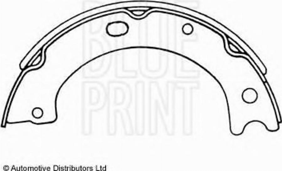 Blue Print ADN14114 - Kit ganasce, Freno stazionamento autozon.pro