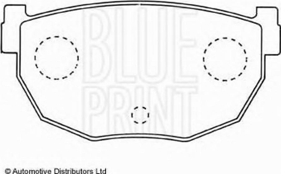 Blue Print ADN14240 - Kit pastiglie freno, Freno a disco autozon.pro