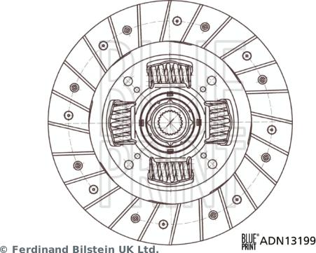 Blue Print ADN13199 - Disco frizione autozon.pro