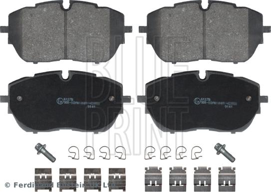 Blue Print ADP154257 - Kit pastiglie freno, Freno a disco autozon.pro