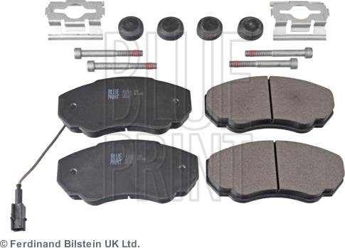 Blue Print ADP154222 - Kit pastiglie freno, Freno a disco autozon.pro