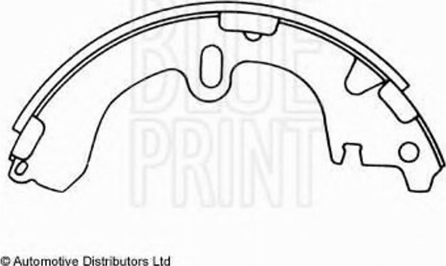 Blue Print ADT34109 - Kit ganasce freno autozon.pro