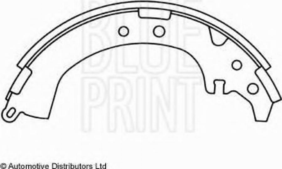 Blue Print ADT34138 - Kit ganasce freno autozon.pro