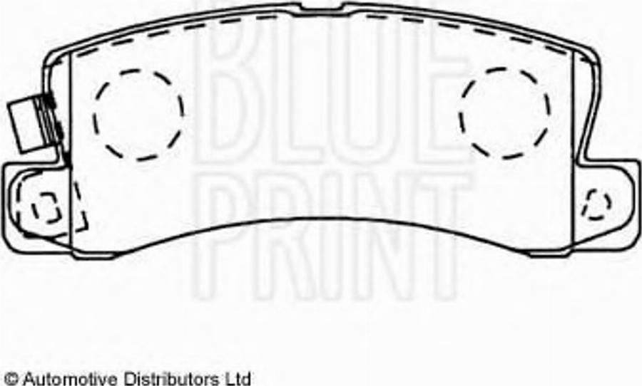 Blue Print ADT34228 - Kit pastiglie freno, Freno a disco autozon.pro