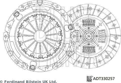 Blue Print ADT330257 - Kit frizione autozon.pro