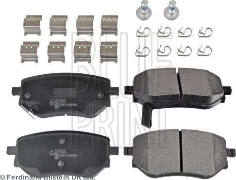 Blue Print ADU174242 - Kit pastiglie freno, Freno a disco autozon.pro