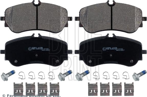 Blue Print ADV184264 - Kit pastiglie freno, Freno a disco autozon.pro