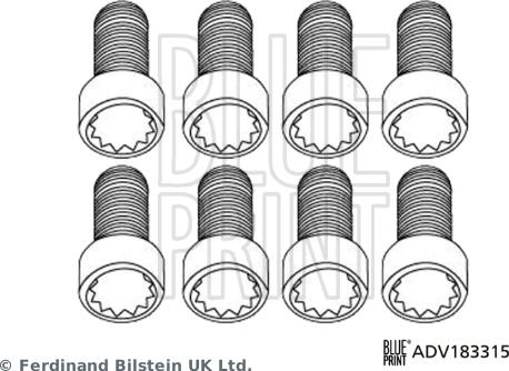 Blue Print ADV183315 - Kit bulloni, Volano autozon.pro