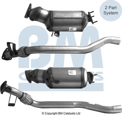 BM Catalysts BM11402H - Filtro antiparticolato / particellare, Impianto gas scarico autozon.pro