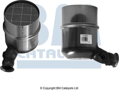 BM Catalysts BM11351HP - Filtro antiparticolato / particellare, Impianto gas scarico autozon.pro