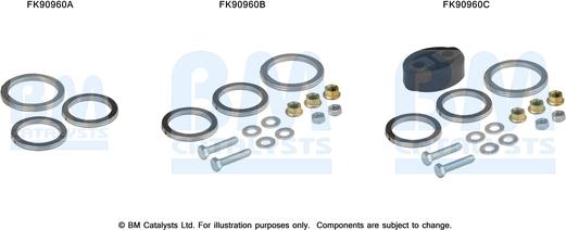 BM Catalysts FK90960 - Kit montaggio, Catalizzatore autozon.pro