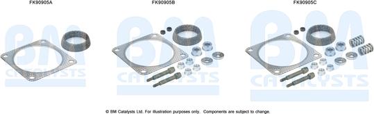 BM Catalysts FK90905 - Kit montaggio, Catalizzatore autozon.pro