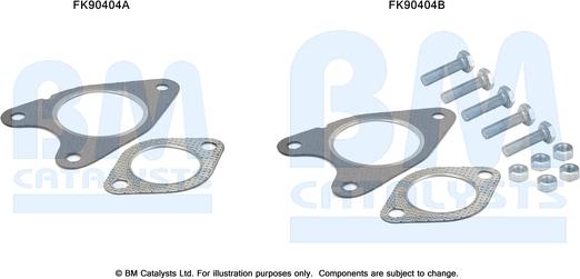 BM Catalysts FK90404 - Kit montaggio, Catalizzatore autozon.pro