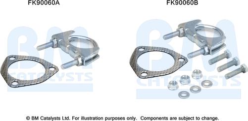 BM Catalysts FK90060 - Kit montaggio, Catalizzatore autozon.pro