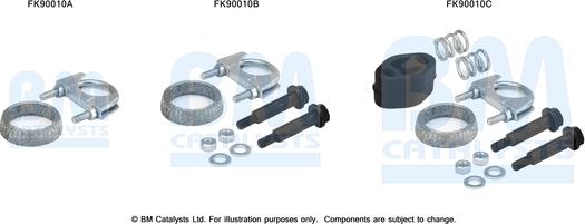 BM Catalysts FK90010 - Kit montaggio, Catalizzatore autozon.pro