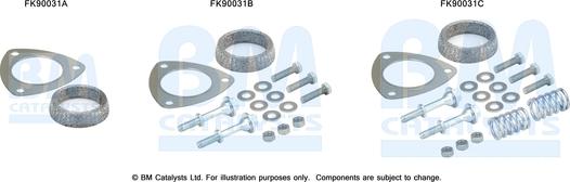 BM Catalysts FK90031 - Kit montaggio, Catalizzatore autozon.pro