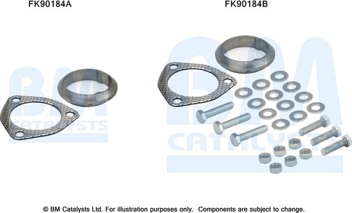 BM Catalysts FK90184 - Kit montaggio, Catalizzatore autozon.pro