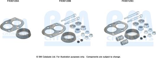 BM Catalysts FK90129 - Kit montaggio, Catalizzatore autozon.pro