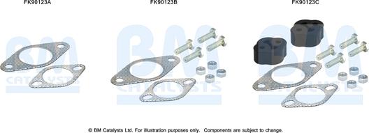 BM Catalysts FK90123 - Kit montaggio, Catalizzatore autozon.pro