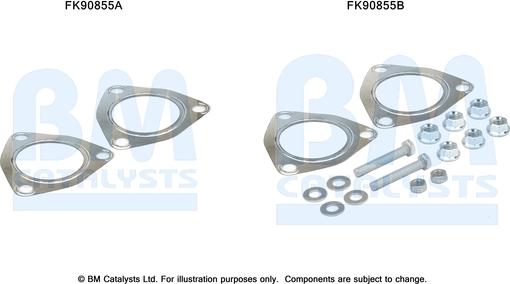 BM Catalysts FK90855 - Kit montaggio, Catalizzatore autozon.pro