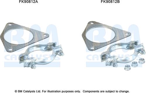 BM Catalysts FK90812 - Kit montaggio, Catalizzatore autozon.pro